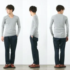 RE MADE IN TOKYO JAPAN / Long Sleeve Perfect Innerwear U Neck