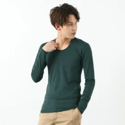 RE MADE IN TOKYO JAPAN / Long Sleeve Perfect Innerwear U Neck