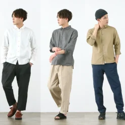 RE MADE IN TOKYO JAPAN / Linen Canvas Split Raglan Shirt