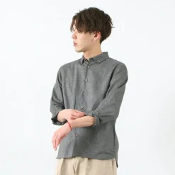RE MADE IN TOKYO JAPAN / Linen Canvas Split Raglan Shirt
