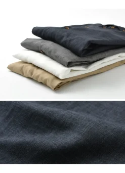 RE MADE IN TOKYO JAPAN / Linen Canvas Split Raglan Shirt