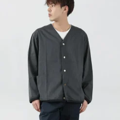 RE MADE IN TOKYO JAPAN / Linen Coolmax Shirt Cardigan