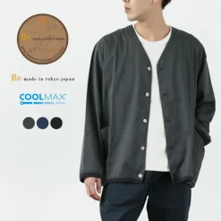 RE MADE IN TOKYO JAPAN / Linen Coolmax Shirt Cardigan