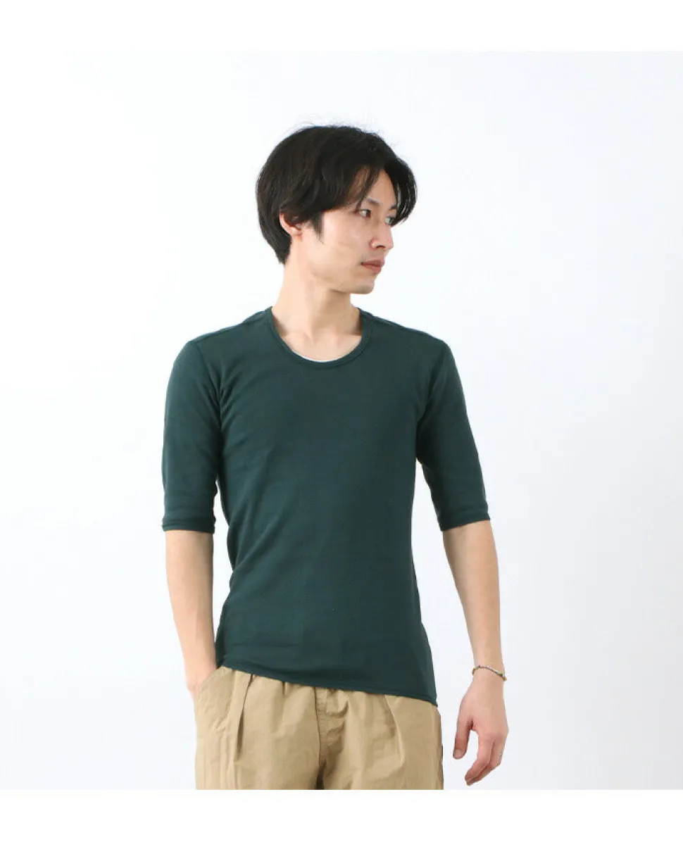 RE MADE IN TOKYO JAPAN / Perfect Inner Half Sleeve U-Neck