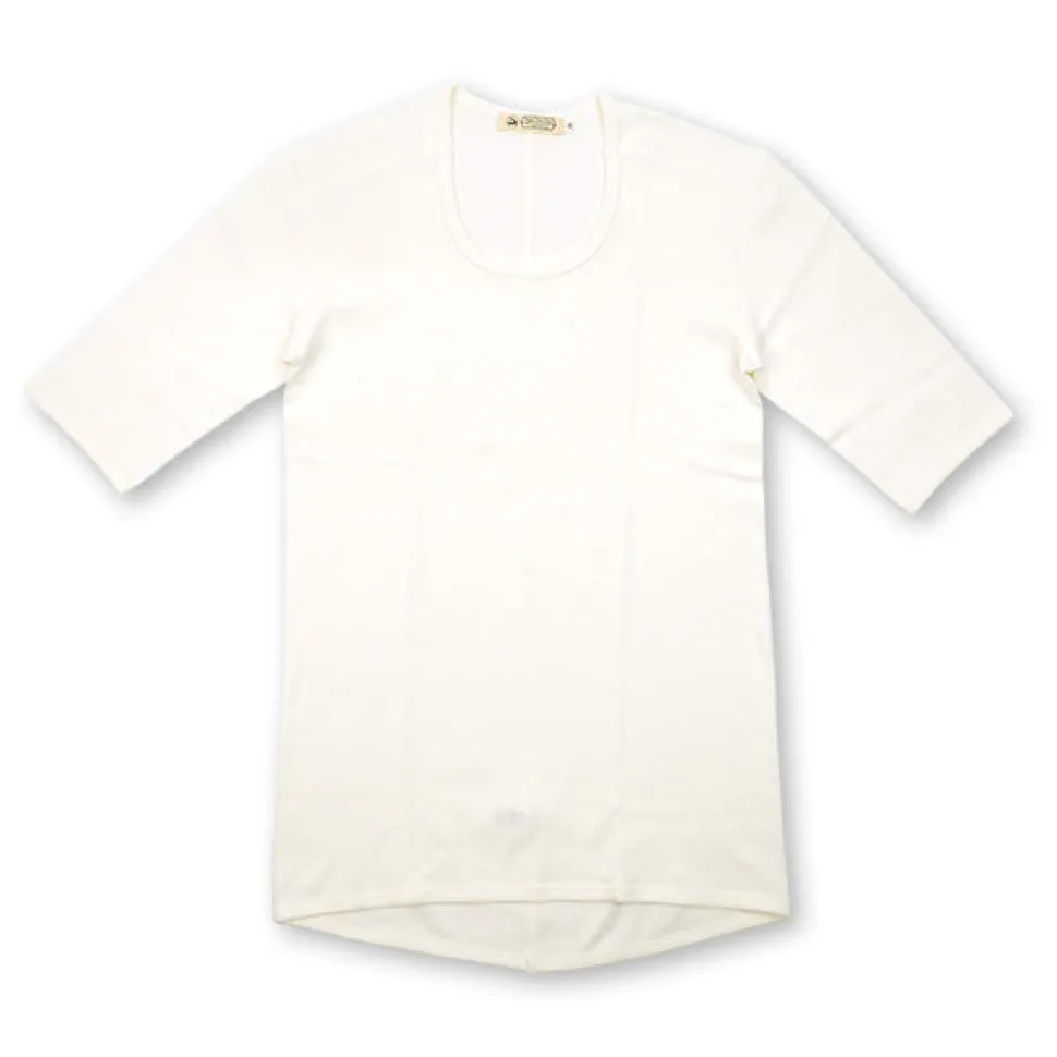 RE MADE IN TOKYO JAPAN / Perfect Inner Half Sleeve U-Neck