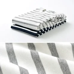 RE MADE IN TOKYO JAPAN / Perfect Inner Giza Cotton Striped Crew Neck L/S T-Shirt