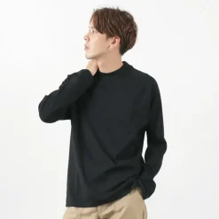 RE MADE IN TOKYO JAPAN / Perfect Inner Giza Mock Neck Long Sleeve T-Shirt