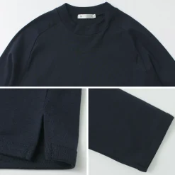 RE MADE IN TOKYO JAPAN / Perfect Inner Giza Mock Neck Long Sleeve T-Shirt