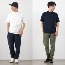 RE MADE IN TOKYO JAPAN / Perfect Inner Giza Mock Neck Half Sleeve T-Shirt