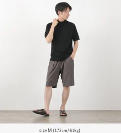 RE MADE IN TOKYO JAPAN / Perfect Inner Giza Mock Neck Half Sleeve T-Shirt