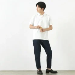 RE MADE IN TOKYO JAPAN / SUVIN GOLD COTTON KNIT SHIRT