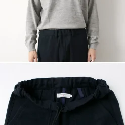 RE MADE IN TOKYO JAPAN / Super 140 Wool Melton Easy Slacks