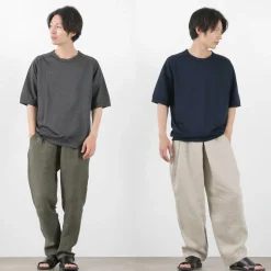 RE MADE IN TOKYO JAPAN / Viscose knit wide T-shirt