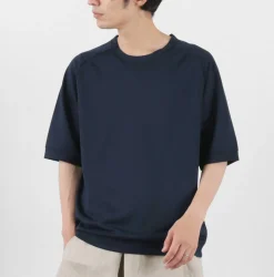 RE MADE IN TOKYO JAPAN / Viscose knit wide T-shirt