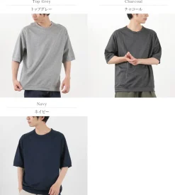 RE MADE IN TOKYO JAPAN / Viscose knit wide T-shirt