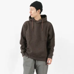 RE MADE IN TOKYO JAPAN / Wool Melton Pullover Hoodie