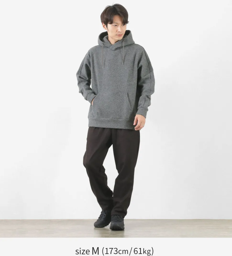 RE MADE IN TOKYO JAPAN / Wool Melton Pullover Hoodie