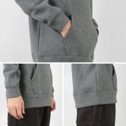 RE MADE IN TOKYO JAPAN / Wool Melton Pullover Hoodie