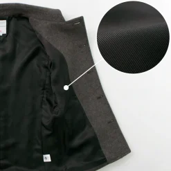 RE MADE IN TOKYO JAPAN / Wool Melton Stand Collar Pea Coat