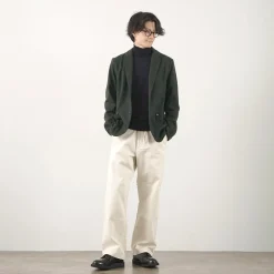 RE MADE IN TOKYO JAPAN / Wool Cashmere Kersey Coverall Jacket