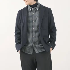 RE MADE IN TOKYO JAPAN / Wool Cashmere Kersey Coverall Jacket