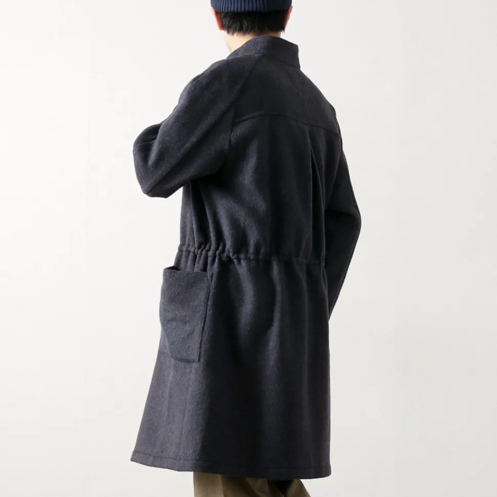 RE MADE IN TOKYO JAPAN / Wool Melton Stand Collar Coat