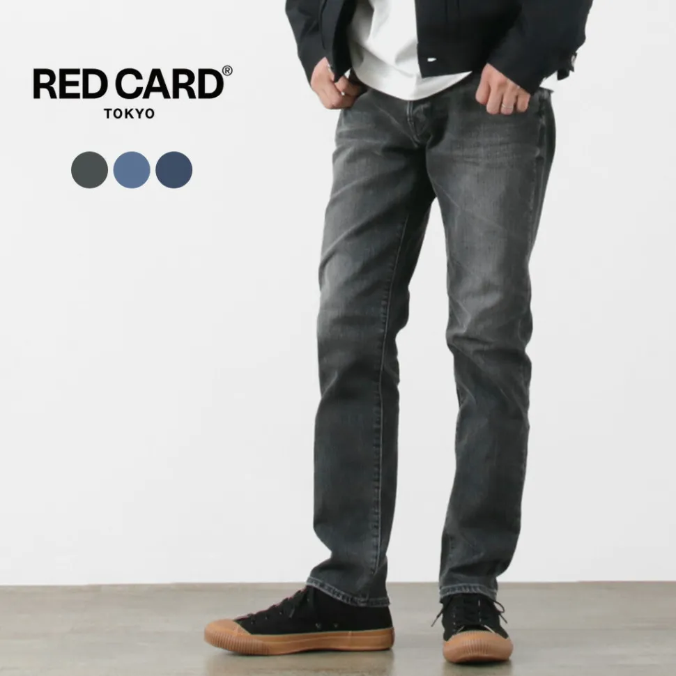 RED CARD / Rhythm Slim Tapered Stretch Denim Pants