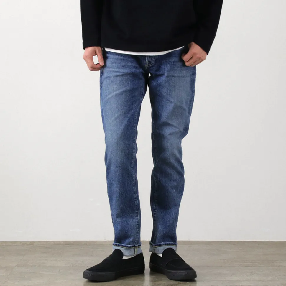 RED CARD / Rhythm Slim Tapered Stretch Denim Pants