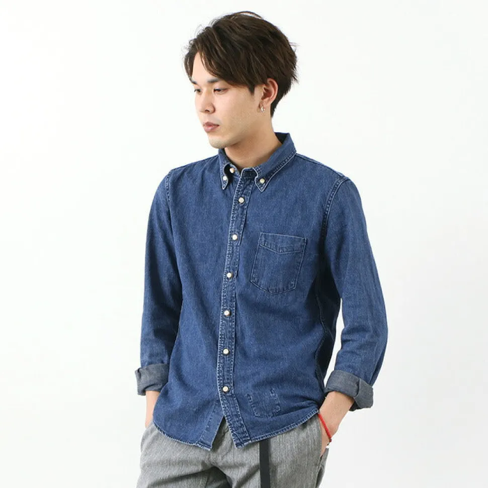 REMI RELIEF / Denim Button Down Shirt