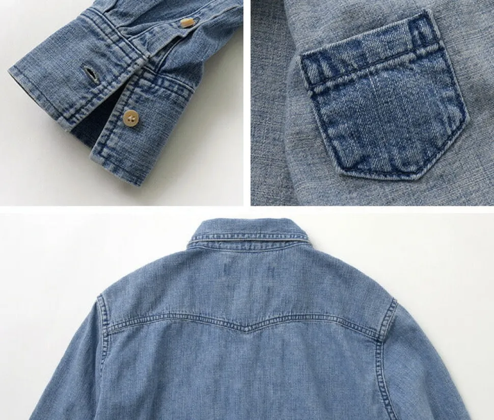 REMI RELIEF / Denim Button Down Shirt