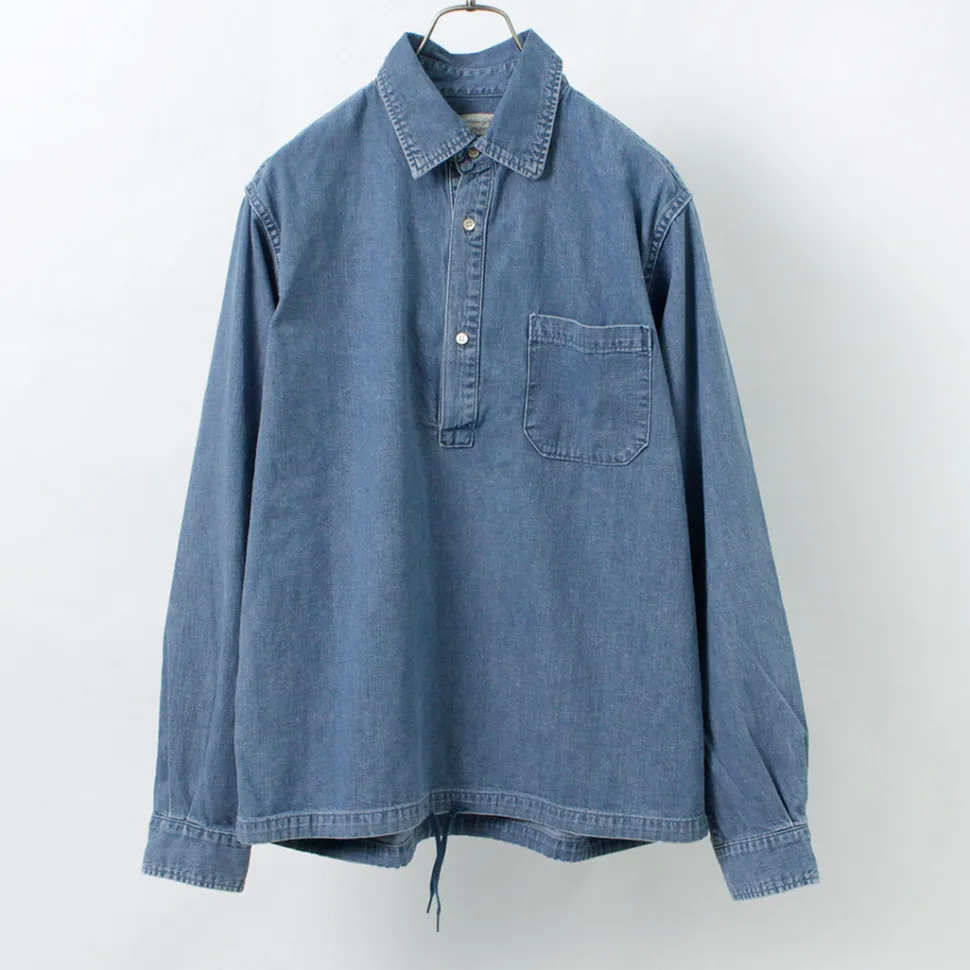 REMI RELIEF / Denim Pullover Shirt