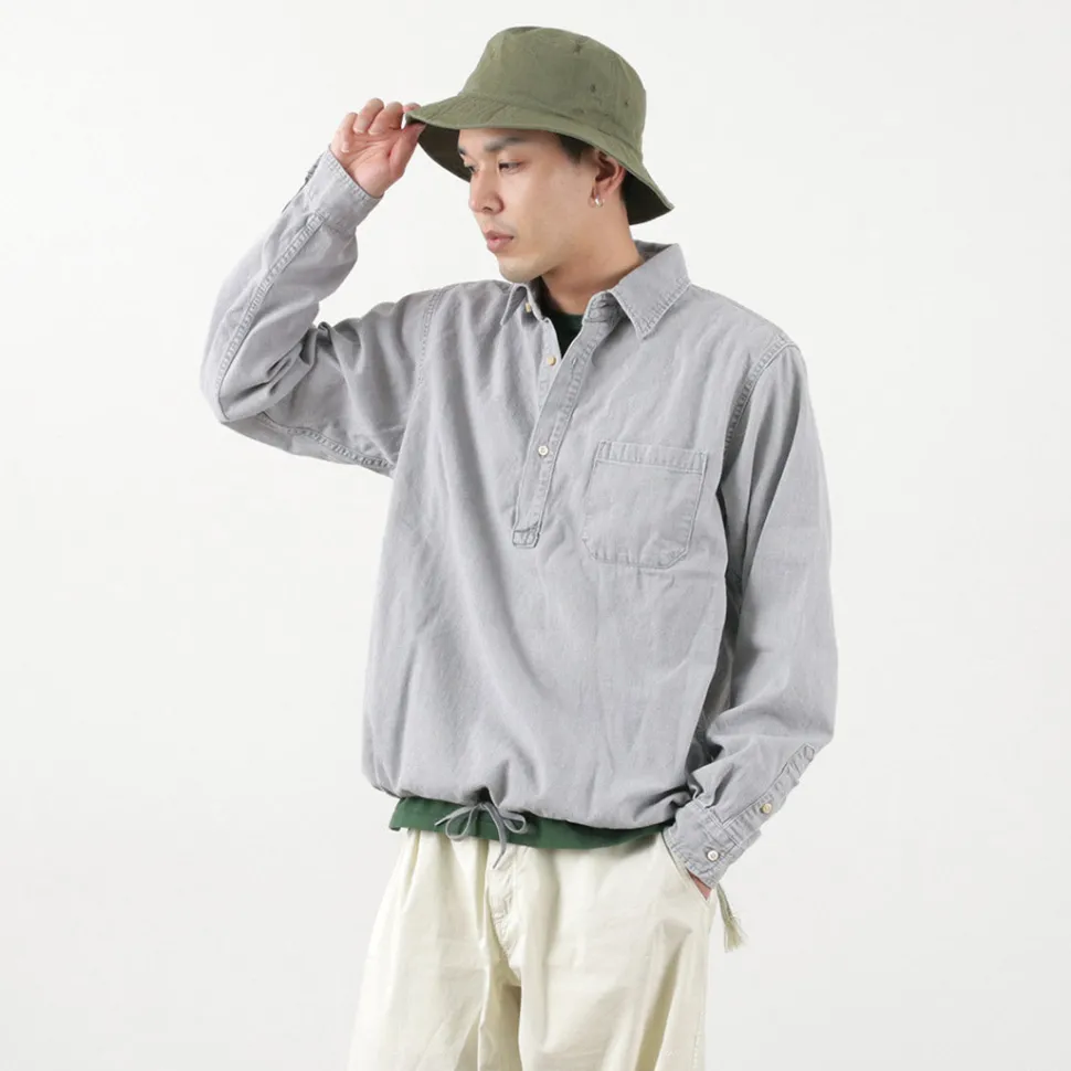 REMI RELIEF / Denim Pullover Shirt