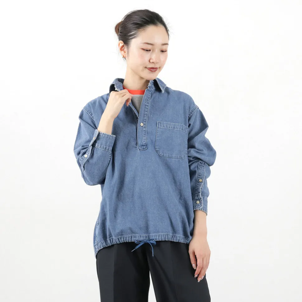 REMI RELIEF / Denim Pullover Shirt