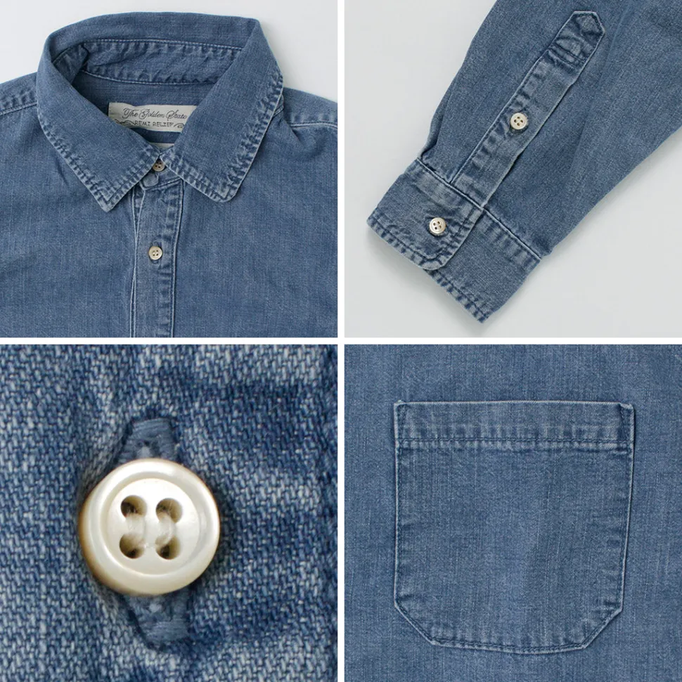 REMI RELIEF / Denim Pullover Shirt