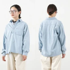 REMI RELIEF / Denim Pullover Shirt