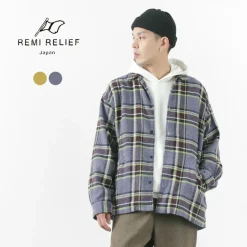 REMI RELIEF / Jazz Check Wide SHIRT CPO Shirt Jacket