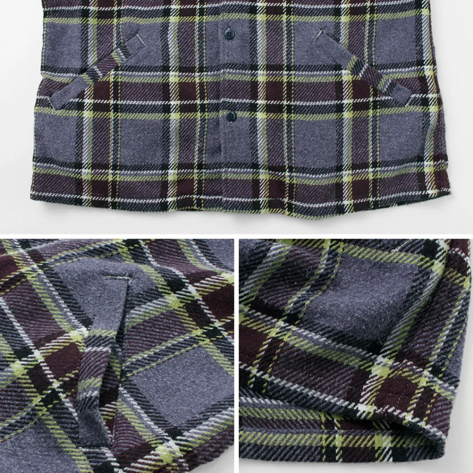 REMI RELIEF / Jazz Check Wide SHIRT CPO Shirt Jacket