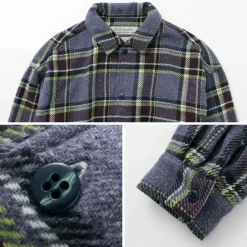 REMI RELIEF / Jazz Check Wide SHIRT CPO Shirt Jacket