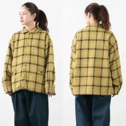 REMI RELIEF / Jazz Check Wide SHIRT CPO Shirt Jacket