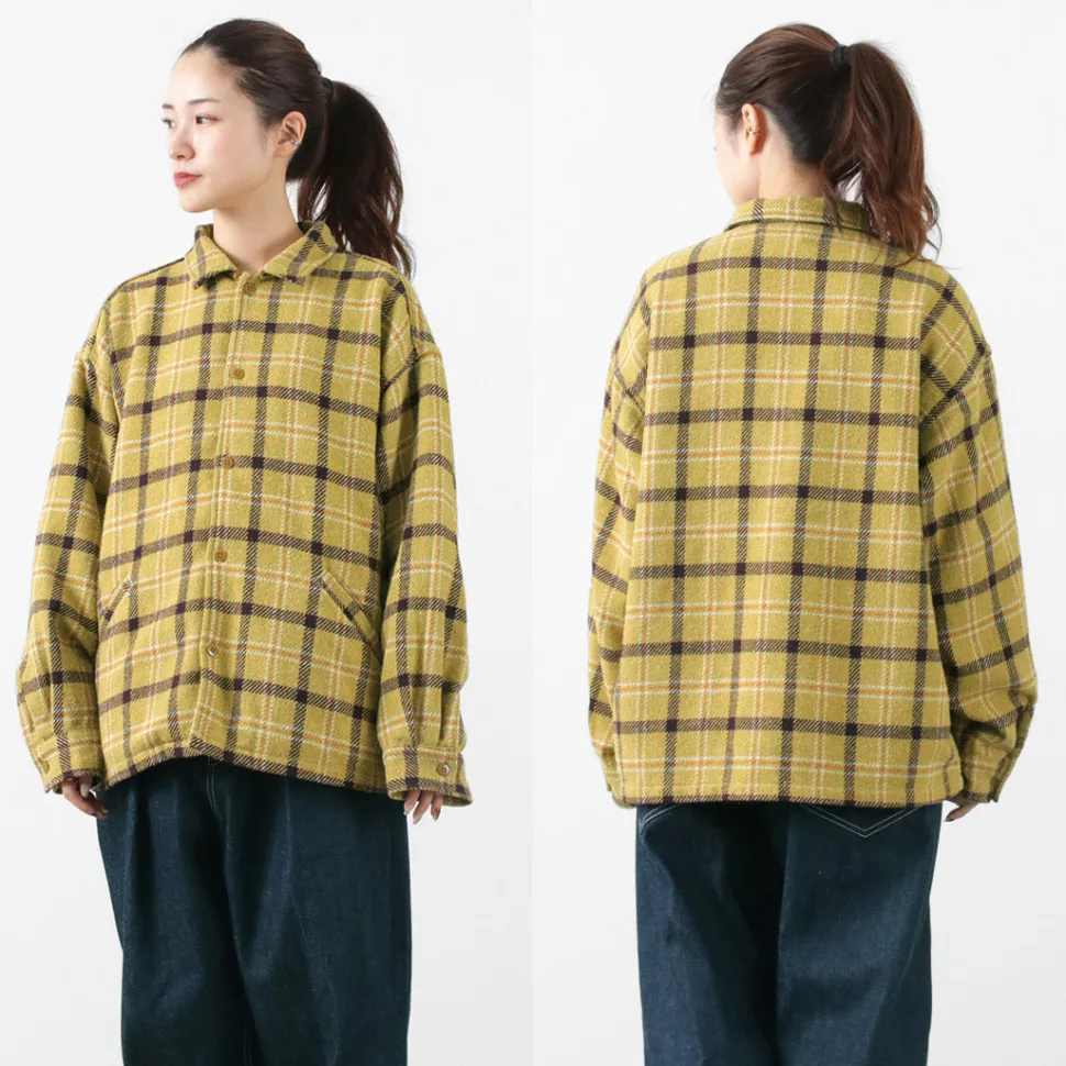 REMI RELIEF / Jazz Check Wide SHIRT CPO Shirt Jacket