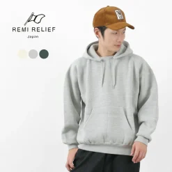 REMI RELIEF / Jazz Nep Raised Lined Hoodie with Rear Back Hoodie