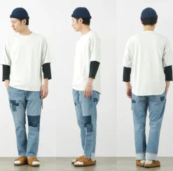 REMI RELIEF / Jersey Grunge 7/10 Sleeve T-Shirt