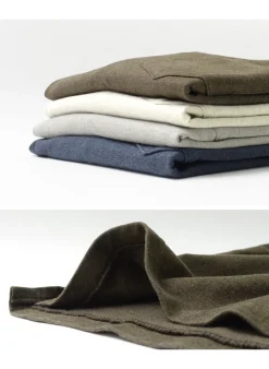 REMI RELIEF / Melange jersey long sleeve crew pocket T-shirt