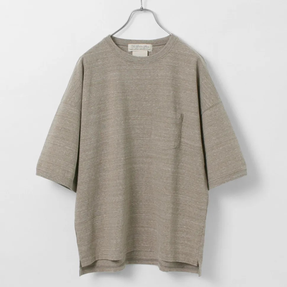 REMI RELIEF / Melange jersey short sleeve pocket T-shirt