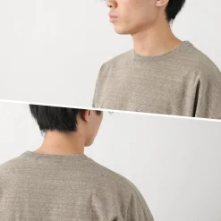 REMI RELIEF / Melange jersey short sleeve pocket T-shirt