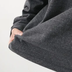 REMI RELIEF / Melange Jersey Long Sleeve Henley Neck Pocket T-Shirt