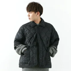 REMI RELIEF / Military Ripstop Short Sleeve Quilted Shirt Jacket