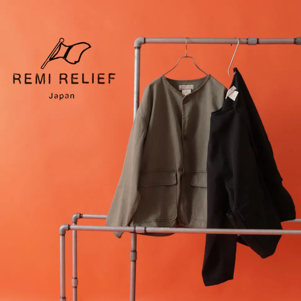 REMI RELIEF / Military satin Jacket
