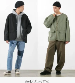 REMI RELIEF / Military satin Jacket