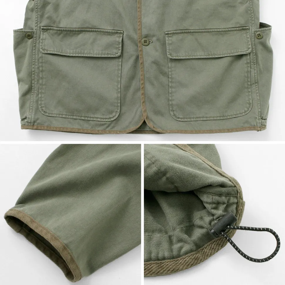 REMI RELIEF / Military satin Jacket